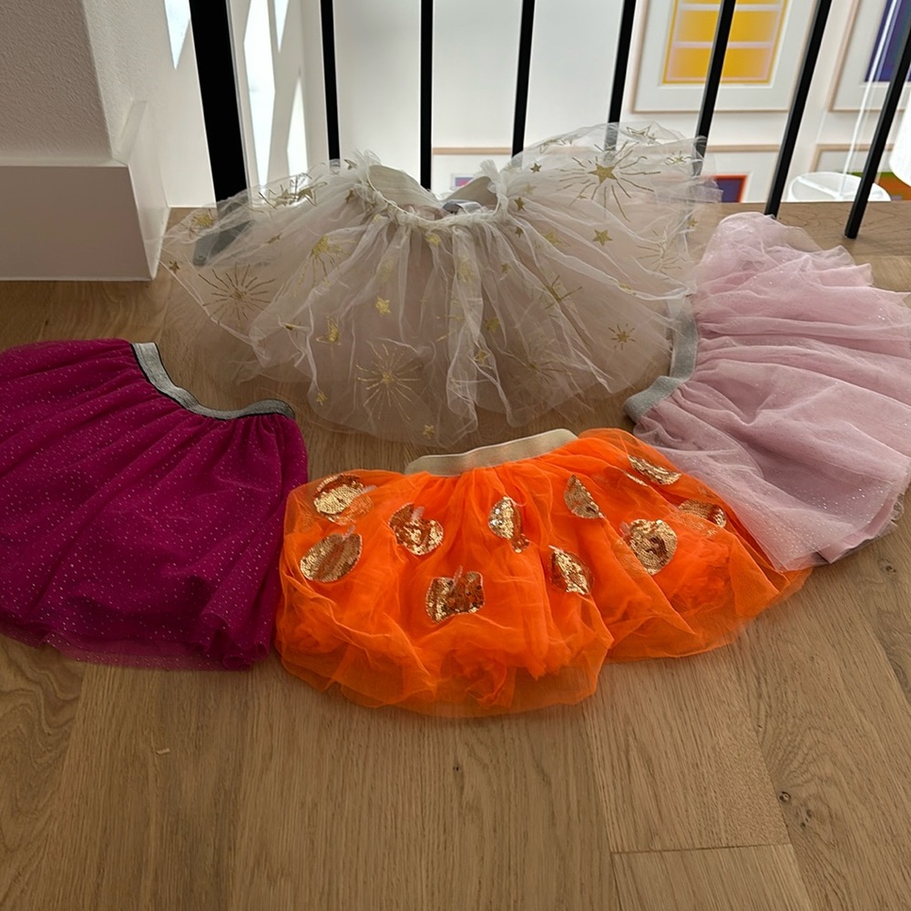 Assorted tutus - sizes 4-6
